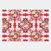 Italienischer Stil,Fliesen,Majolika,Zitrone,All-Ov Geschenkpapier Set (Vorderseite 3)