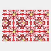 Italienischer Stil,Fliesen,Majolika,Zitrone,All-Ov Geschenkpapier Set (Vorderseite 2)