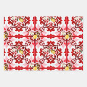 Italienischer Stil,Fliesen,Majolika,Zitrone,All-Ov Geschenkpapier Set (Vorderseite)