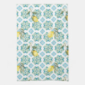 Italienischer Stil,Fliesen,Majolika,Zitrone,All-Ov Geschirrtuch (Vertikal)