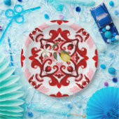 Italienischer Stil,Fliesen,Majolika,Zitrone,All-Ov Pappteller (Party)