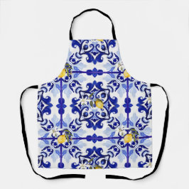 Italienischer Stil,Fliesen,Majolika,Zitrone,All-Ov Schürze