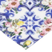 Italienischer Stil, Fliesen, Majolika, Zitrone All Tischdecke (Schrägansicht)