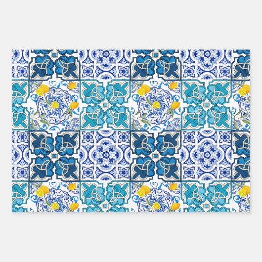 Italienischer Stil, lebhaft            Geschenkpapier Set (Vorderseite 2)