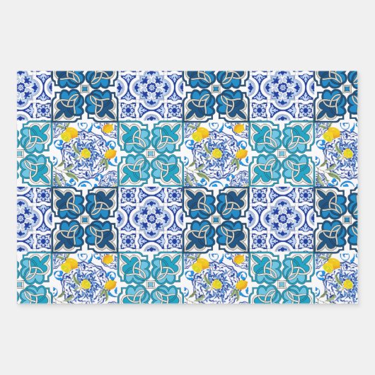 Italienischer Stil, lebhaft Geschenkpapier Set (Vorderseite)