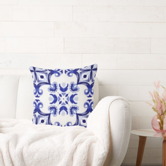 italienischer Stil, Majolika, Fliesen, Kissen (Liege)