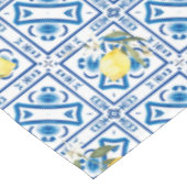 Italienischer Stil, mediterran, majolica, lemon, Tischdecke (Schrägansicht)