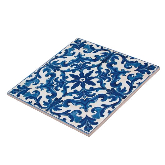 italienischer Stil, mediterran, mosaik, blau, Fliese (Seite)