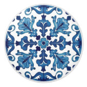 italienischer Stil, mediterran, mosaik, blau, Keramikknauf (Vorderseite)