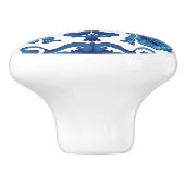 italienischer Stil, mediterran, mosaik, blau, Keramikknauf (Seitenansicht)