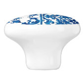 italienischer Stil, mediterran, mosaik, blau, Keramikknauf (Seitenansicht)