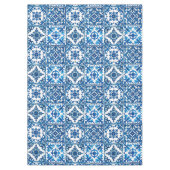 italienischer Stil, mediterran, mosaik, blau, Tischdecke (Vorderseite)