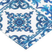 italienischer Stil, mediterran, mosaik, blau, Tischdecke (Schrägansicht)