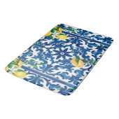 italienischer Stil, mediterran, mosaik, blau, Zitr Badematte (Schrägansicht)
