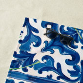 italienischer Stil, mediterran, mosaik, blau, Zitr Strandtuch (Beispiel)