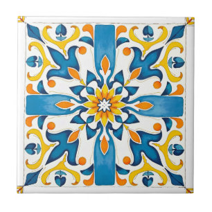 Italienischer Stil,Mittelmeer,Mosaik,blau, Fliese