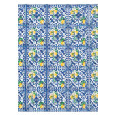 italienischer Stil, Mosaik, Blau, Zitrone, Tischdecke (Vorderseite)
