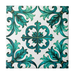 Italienischer Stil, Mosaik, grün Fliese