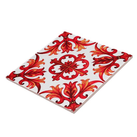 Italienischer Stil, Mosaik, rot Fliese (Seite)