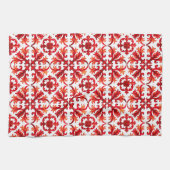 Italienischer Stil, Mosaik, rot Geschirrtuch (Horizontal)