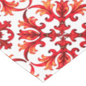 Italienischer Stil, Mosaik, rot Tischdecke (Schrägansicht)