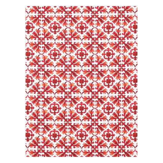 Italienischer Stil, Mosaik, rot Tischdecke (Vorderseite)