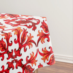 Italienischer Stil, Mosaik, rot Tischdecke