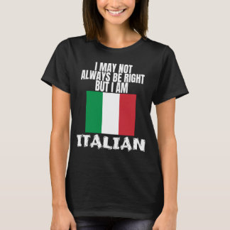 Italienischer Stolz als italienisches Erbe T-Shirt