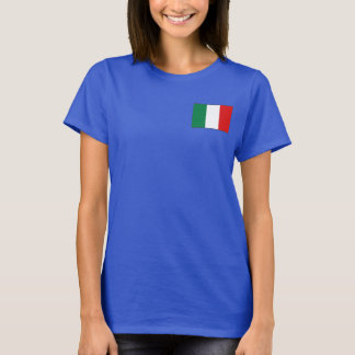Italienischer T - Shirt "Flag" und "Karte"