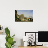 Italienischer Tanz, Neapel, 1836 Poster (Heimbüro)