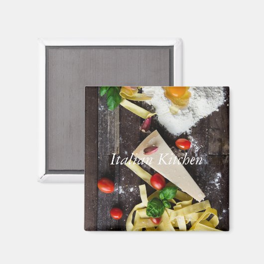 Italienischer Text für Lebensmittel Magnet (Vorderseite/Rückseite)