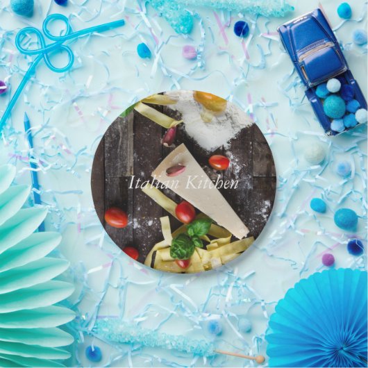 Italienischer Text für Lebensmittel Pappteller (Party)