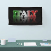 ITALIENISCHER Text mit Überlegungen Banner (Messe)