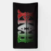 ITALIENISCHER Text mit Überlegungen Banner (Vertikal)