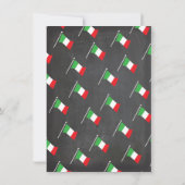 Italienischer Turm Pisa Probe Abendessen Geburtsta Einladung (Rückseite)