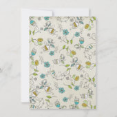 Italienischer Turm von Pisa Baby Shower Einladunge Einladung (Rückseite)