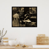 italienischer Uhrmacher in New York City 1912 Poster (Küche)