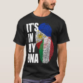 Italienischer und philippinischer DNA-Mix-T - Shir T-Shirt (Vorderseite)