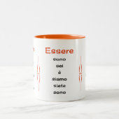 Italienischer Verbandunterricht Zweifarbige Tasse (Mittel)