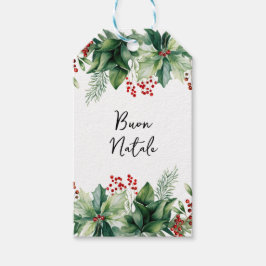 Italienischer Weihnachtsbüon Natale Geschenkanhänger