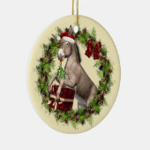 Italienischer WeihnachtsDonkey Buon Natale Ornamen Keramik Ornament (Rechts)