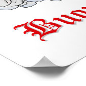 Italienischer Weihnachtsmann #2 Poster (Ecke)