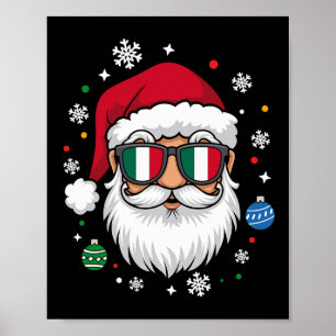 Italienischer Weihnachtspajama Funny Italian Match Poster