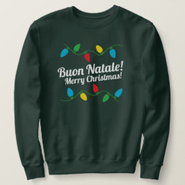 Italienischer Weihnachtssüßer Sweatshirt