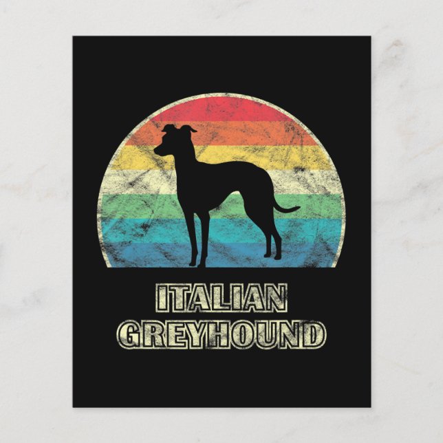 Italienischer Windhund (Vorderseite)