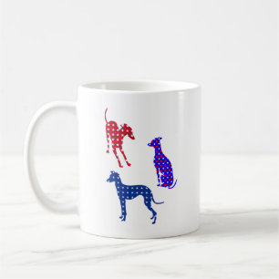 Italienischer Windhund 4. Juli Tasse