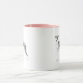 Italienischer Windhund-Art Tasse (Zentrum)