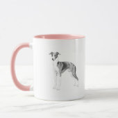 Italienischer Windhund-Art Tasse (Links)