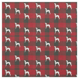 Italienischer Windhund-Büffel-Karo Joann Gewebe Stoff