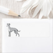 Italienischer Windhund Cartoon 2 (Insitu)